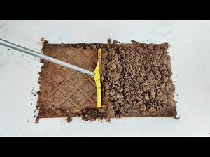 Extreme Clean-Up Satisfaction! | Rug Cleaning asmr | Scrubbing carpet