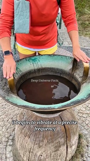 The Singing Bowl That Makes Water Defy Gravity! 🤯💧 | Physics Explained #shorts #youtube #viral
