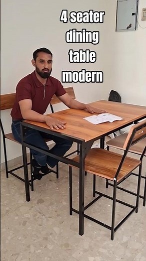 4 Seater Dining Table with chair DIY assembly furniture setup #furniture #daingTable