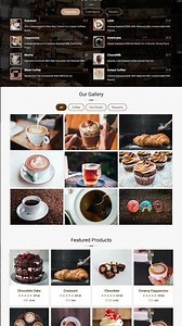 ☕ Coffee Shop React Website Template | Café Website Live Demo 🔥