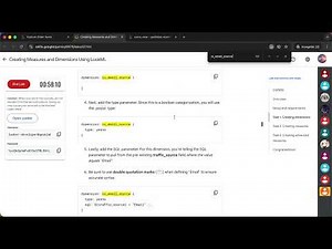 Creating Measures and Dimensions Using LookML | GSP890
