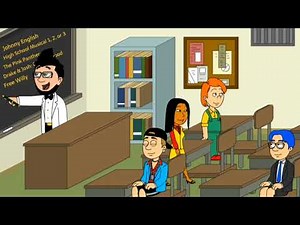 GoAnimate - Classic Caillou brings an NC-17 rated movie to school/expelled/grounded