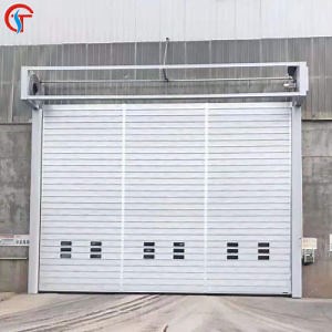 [Hot Item] Automatic Hard Metal Fast Acting Doors Industrial Spiral High Speed Doors