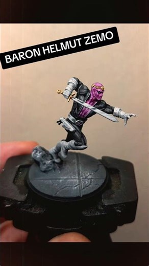 Marvel crisis protocol painted miniatures BARON HELMUT ZEMO #marvel #tabletopgames #hydra
