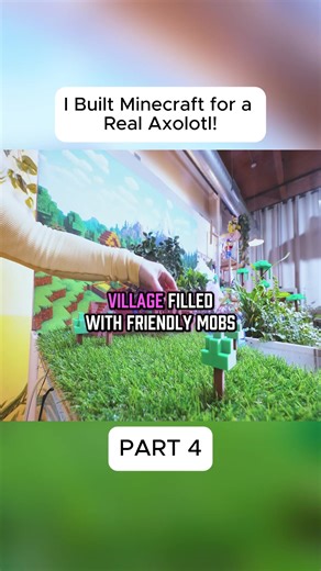 I Built Minecraft for a Real Axolpt!