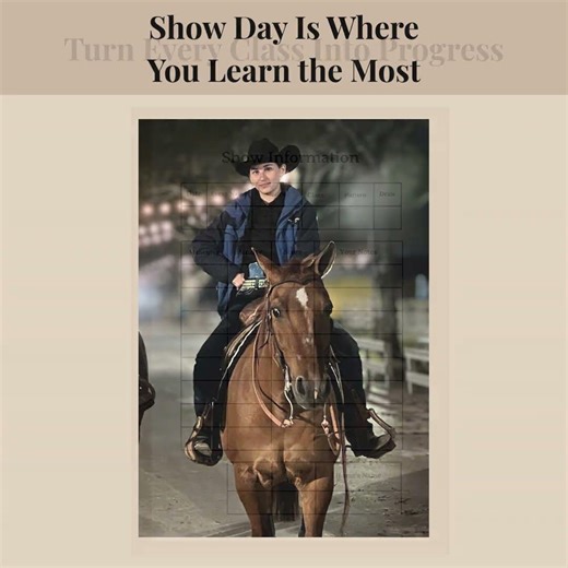 Horse Show Logs for Riders, Turn Every Show Day Into Training Progress
