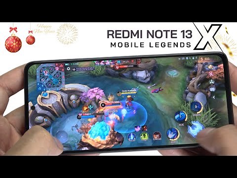 Xiaomi Redmi Note 13 Mobile Legends Gaming test MLBB | Snapdragon 685, 120Hz Display