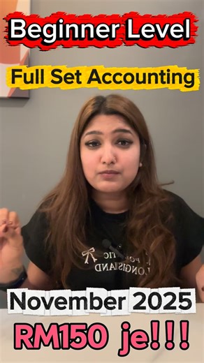 AccountingGlobal on Instagram: "Don’t stay where you’re undervalued. Learn what every boss expects — Full Set Accounts 📊 ✅ Practical + Hands-on ✅ System entries (SQL / AutoCount) ✅ Certificate + Recording included ✅ RM150 only 🎯 November Intake now open – limited seats! #AccountingGlobal #FullSetAccount #CareerGrowth Reg form https://form.typeform.com/to/i9o1TbwS 📲 Daftar Sekarang: +6016-717 9995 https://wa.link/accglobal"