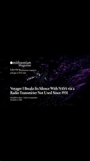 Voyager 1 Broke Its Silence Using a Radio Last Used in 1981 😱