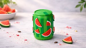 How to make watermelon soda can cake