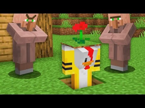 I Hid from the Villagers in Minecraft