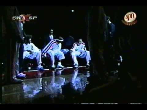 Detroit Pistons - 2004 Starting Lineup Introductions (ft. Mason)