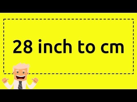 28 inch to cm