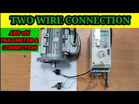 ABB ACS 150 Two wire connection and parameters