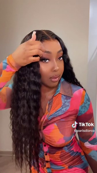 How to Cut Lace Off Wig Using Pinking Shears | GLUELESS 5x5 Closure Wig Tutorial