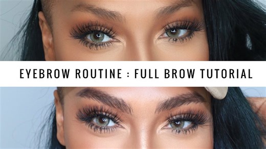 Brow transformation: Updated feathered look!