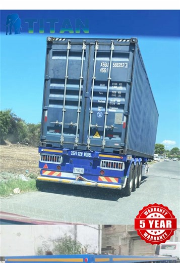 Reliable Titan Flatbed Truck Trailer for Safer Transport