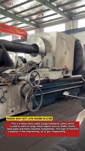 Massive Heavy Duty Lathe Machine in Action | Extreme Metal Turning Engineering.