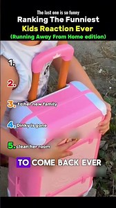 Ranking The Funniest Kids Reaction Ever (Running Away From Home Edition)