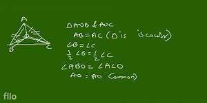 EXERCISE 7.2In an isosceles triangle \mathrm{ABC}, with \mathr... | Filo