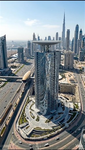 How Floating sky island tower made in Dubai