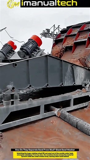 How Do They Separate Sand From Mud? Giant Sand Washer