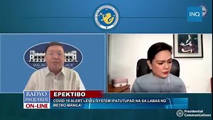 15K views · 50 reactions | WATCH: COVID-19 Alert Level System, ipatutupad na sa labas ng Metro Manila | Chona Yu VIA Radyo Inquirer On-Line | INQUIRER.net | Facebook