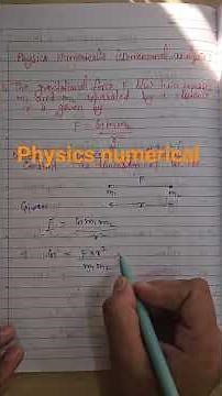 Physics Numerical (Dimensional analysis )||class-11 || Helpful for all Physics exam#shorts#trending