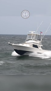 Blackfin running through Manasquan inlet on a rough day! | Shore Boats