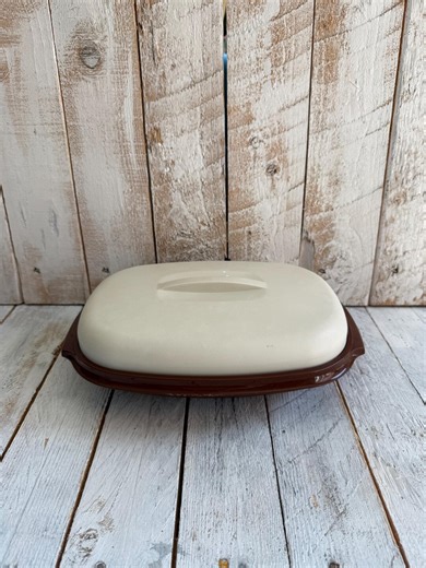 Tupperware Microwave Steamer; Vintage Retro Plastic Two-compartment Steamer - Etsy