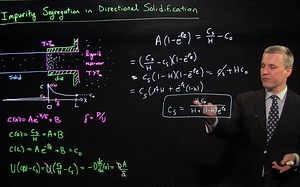 Analysis of Transport Phenomena - 4.6 Impurity segregation in directional solidi