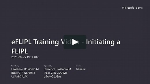 1 - Initiating a FLIPL