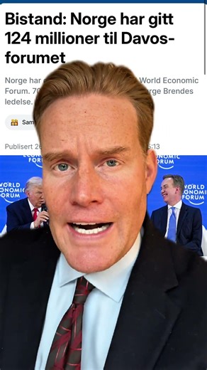 Alt er kjøpt? Norge ga 124 MILLIONER til WEF – etter Brende ble sjef