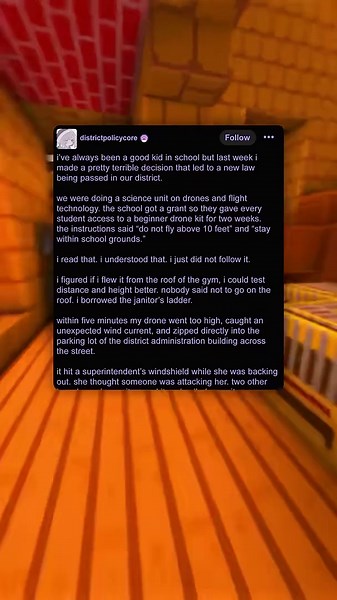 High school drone flight!