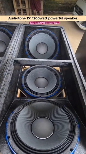curv model 3 15 monster top with audiotone 1200w speaker #dj #djtechno #djlife #djsarzensetupsong