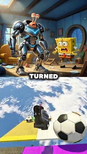 Spongebob Turns into a ROBOT! 😭🕊