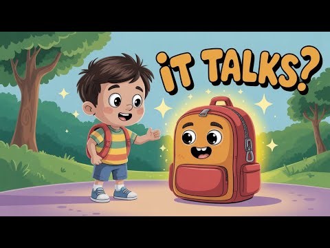 Milo’s Talking Backpack 😲 | Cartoon Animation for Kids.