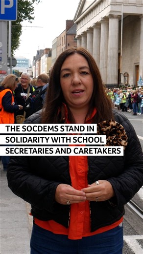 Today is day two of the Fórsa school secretaries and caretakers’ strike. But they should not have to be striking. As the backbone of our school communities, secretaries and caretakers deserve to be given pension parity. The Soc Dems stand in solidarity with them. | Social Democrats