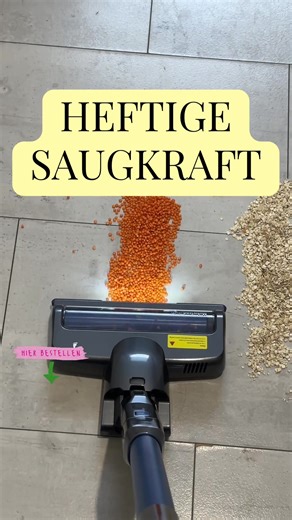 Einmal saugen = direkt sauberer Boden. Leichter Akkustaubsauger mit starker Leistung – aktuell im Angebot. #tiktokmademebuylt #frühjahrsdeals #frühlingsGlowUp #haushalt #saubermachen