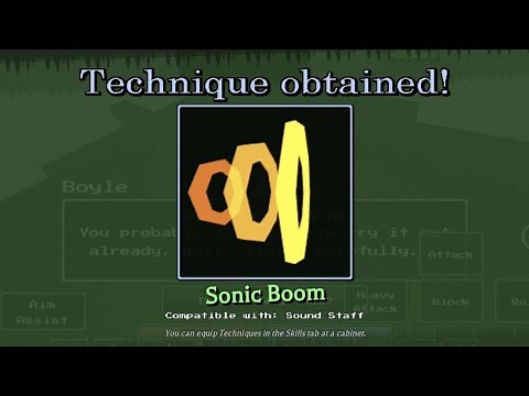 How to get Sonic Boom technique (Boyle quest 3) | Pilgrammed