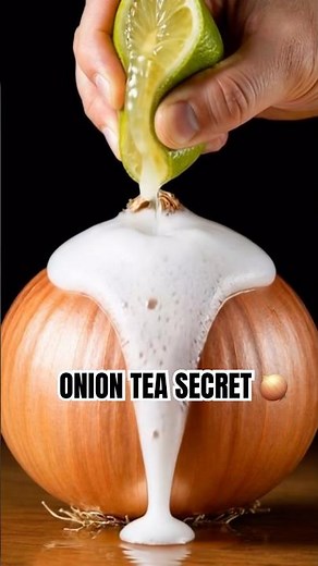 The Onion Tea Recipe People Have Used For Years 🧅🍋