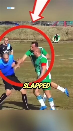 When the Ref Becomes the Main Character 😂🏃‍♂️⚽#RefLife #FootballFails #SoccerChaos #FunnyMoments