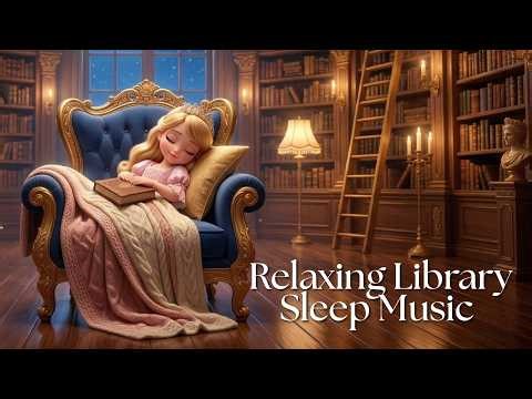 Relaxing Library Sleep Music 📚🎹 | Soft Piano for Stress Relief & Calm