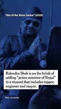 The Rapper Poised to Lead Nepal