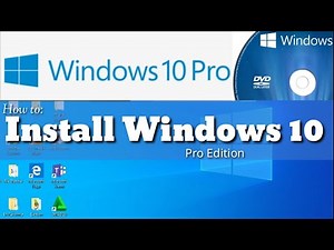 How to: Install Windows 10 Pro