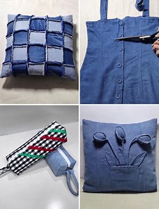 591K views · 5.2K reactions | Transform Your Old Jeans Into Something New :) | Simple Crafts | Facebook