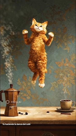 Haciendo la danza del café 😂☕️ #viral #viralchallenge #like #share #coffe | Cafeinómanos