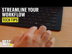 The Dedicated Galaxy AI Key on the Samsung Book Cover Keyboard Slim – Tech Tips from Best Buy