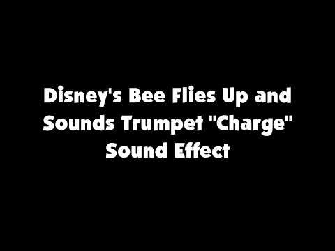 Disney's Bee Flies up and Sounds Trumpet "Charge" SFX
