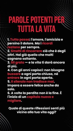 💡 Perle di saggezza #frasi #motivazione #frasiprofonde